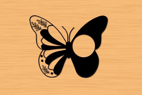 Butterfly Floral Cut File