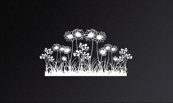 Floral Garden Papercut Design