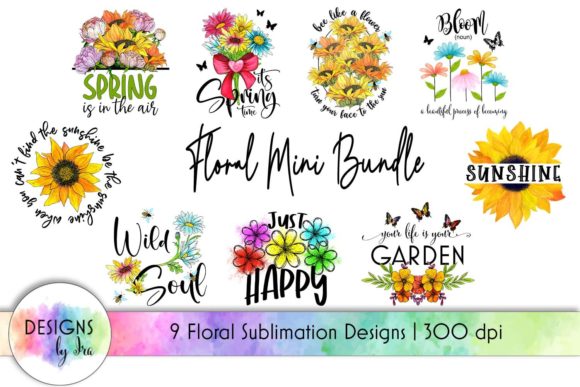 Flower Mini Bundle Spring Flowers PNG