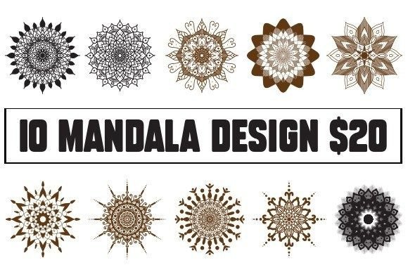 Pattern Mandala Art Design Bundle