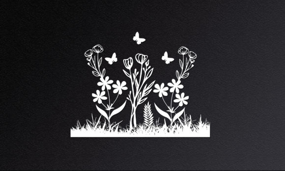 Small Tree Wall Art Floral Design