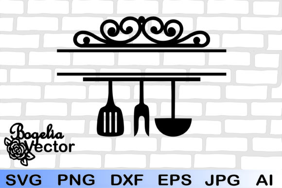 Split Kitchen Frame Floral