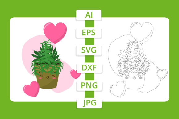 Valentine Floral Kawaii Style